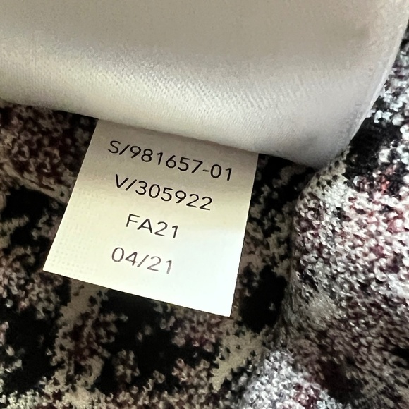 Athleta Textured 7/8 Tight Cropped Legging Meadow Decadent Chocolate Size 2X NWT - Picture 10 of 10